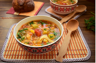 Romana vegetable soup.